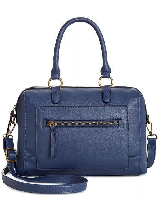 Handbags - 70$ Style & Co Hudsonn Satchel Bags Women's Size One Navy Blue